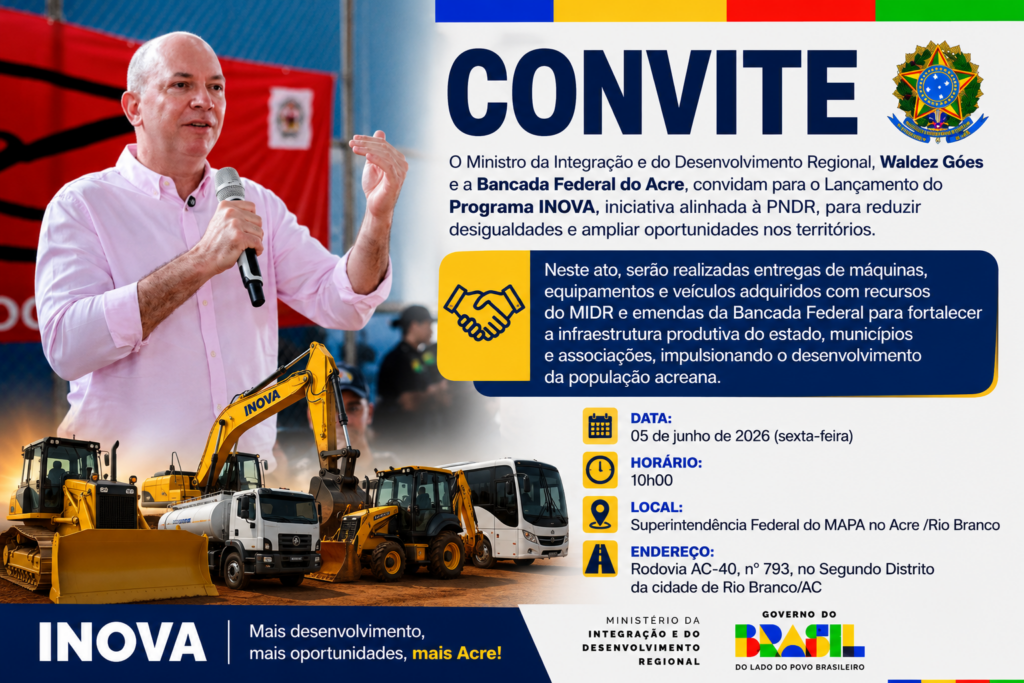 Gerlen Diniz recebe convite e investimentos para Sena Madureira