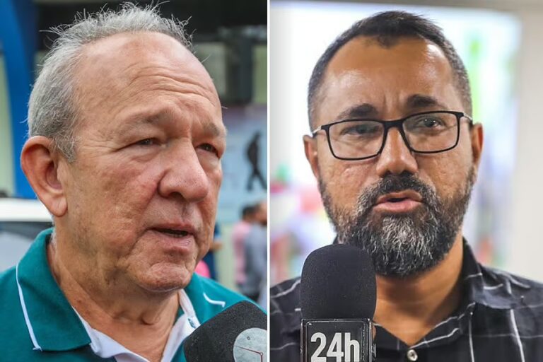 Prefeito Railson Ferreira e vereadores de Feijó durante agenda na Aleac em busca de convênios com o governo do Acre.