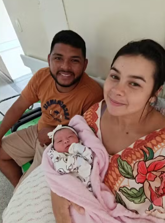 Bebê de 3 meses é diagnosticada com tumor cerebral após gripe no Acre.