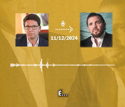 Mario Frias e Daniel Vorcaro em destaque em reportagem sobre apoio ao filme Dark Horse.