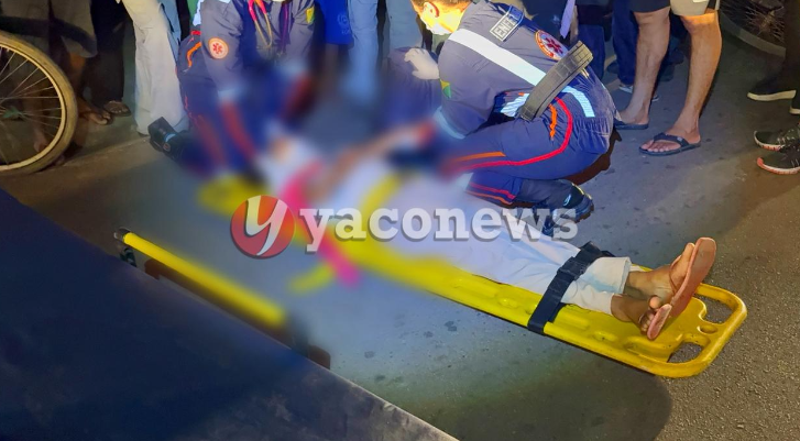 Jovem acidentada