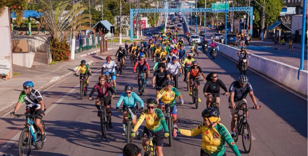 Pedala Rio Branco reúne centenas de ciclistas na capital acreana