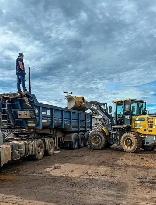 Deracre envia 2,5 mil toneladas de rachão para conter erosão em Tarauacá