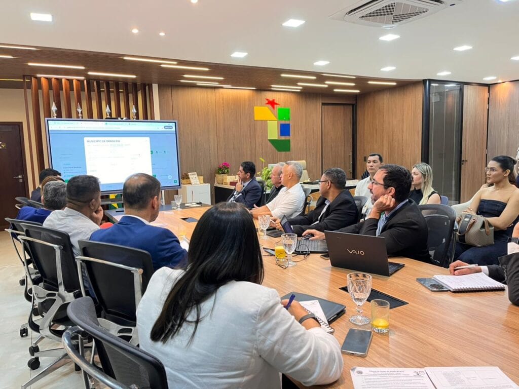 Sessão do TCE-AC que aprovou portal de transparência das emendas parlamentares no Acre.