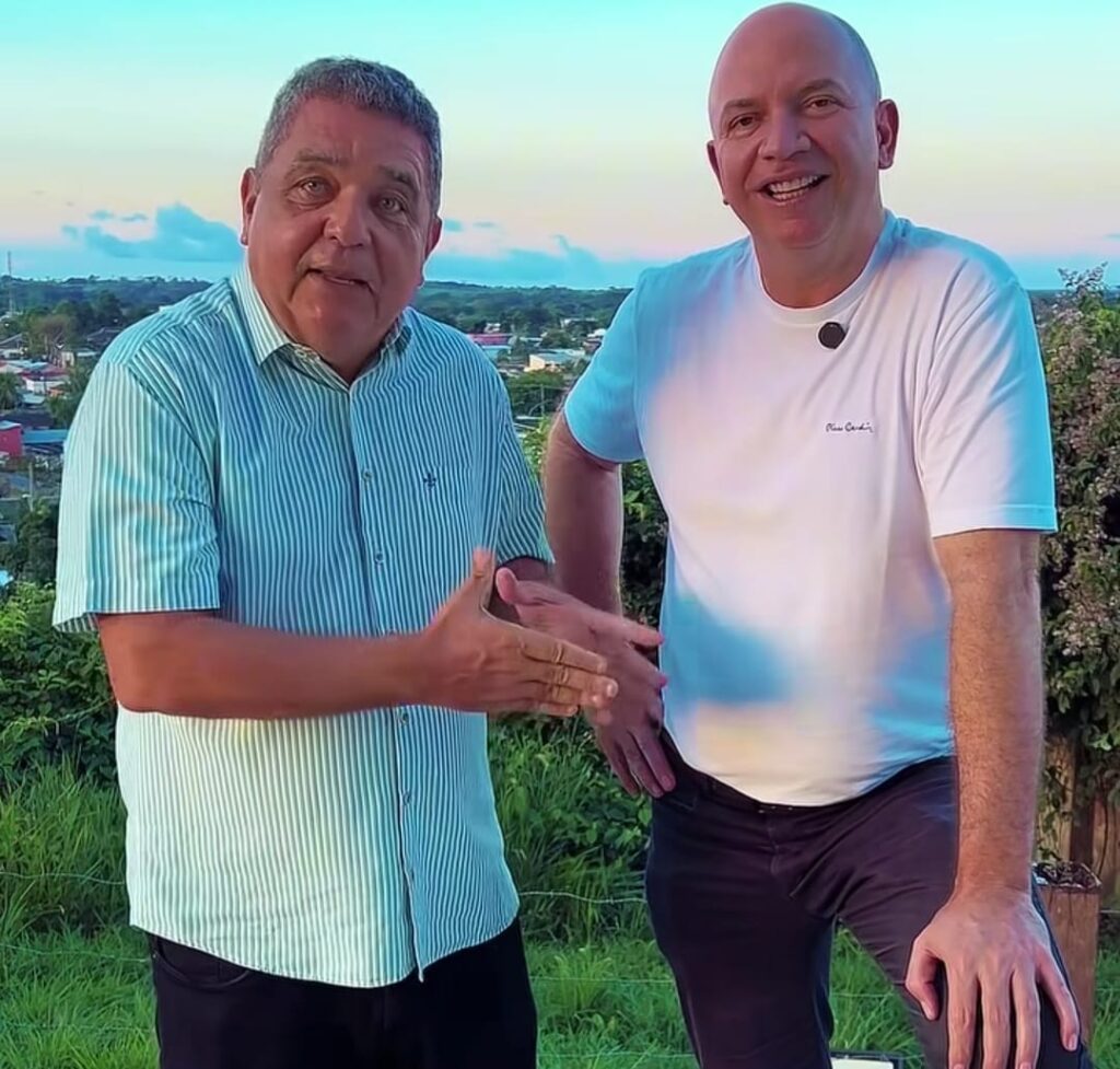 Prefeito Gerlen Diniz apresenta Manoel Gerônimo como pré-candidato a deputado federal
