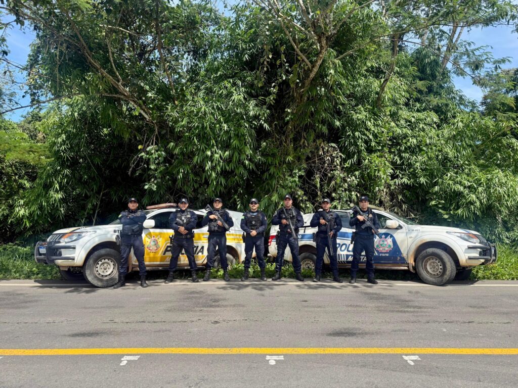 Polícia Militar reforça policiamento em Manoel Urbano durante operação contra o crime.