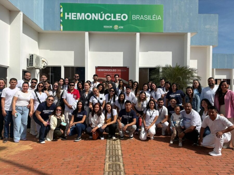 Parceria Acre e estudantes de Medicina na Bolívia arrecada 35 bolsas de sangue