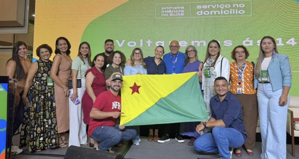 Delegação do Acre participa de encontro regional sobre primeira infância e assistência social em Belém.