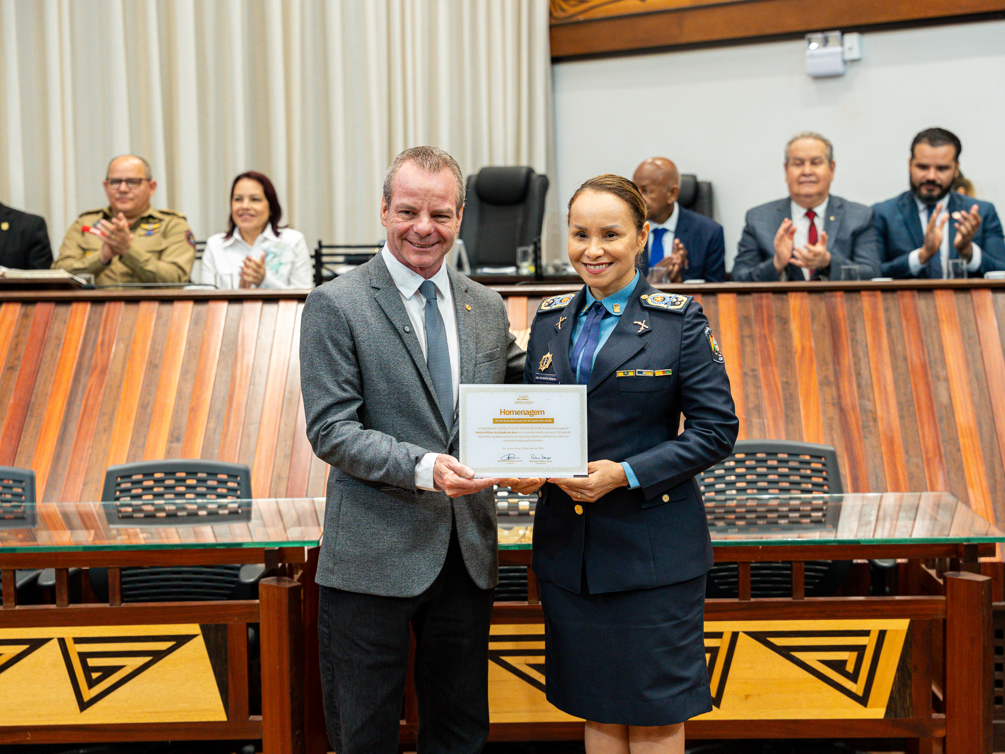 Polícia Militar do Acre homenageada 110 anos Assembleia Legislativa
