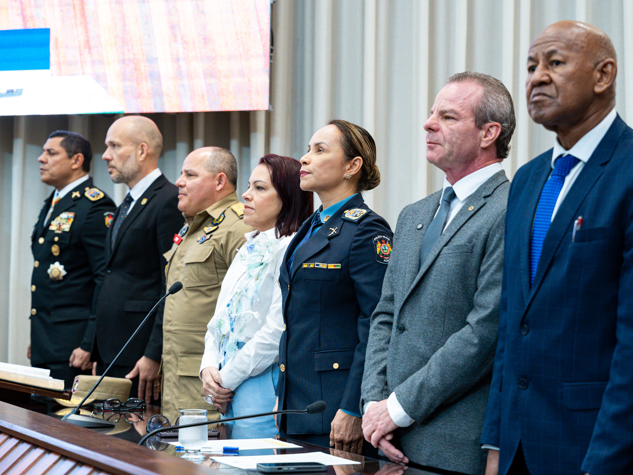 Polícia Militar do Acre homenageada 110 anos Assembleia Legislativa