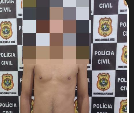 Polícia Civil do Acre durante operação que resultou na prisão de suspeito de roubos em Cruzeiro do Sul.