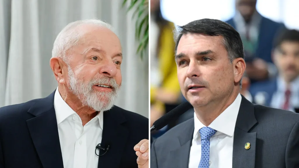 Pesquisa BTG Nexus mostra Lula à frente de Flávio Bolsonaro em 2026