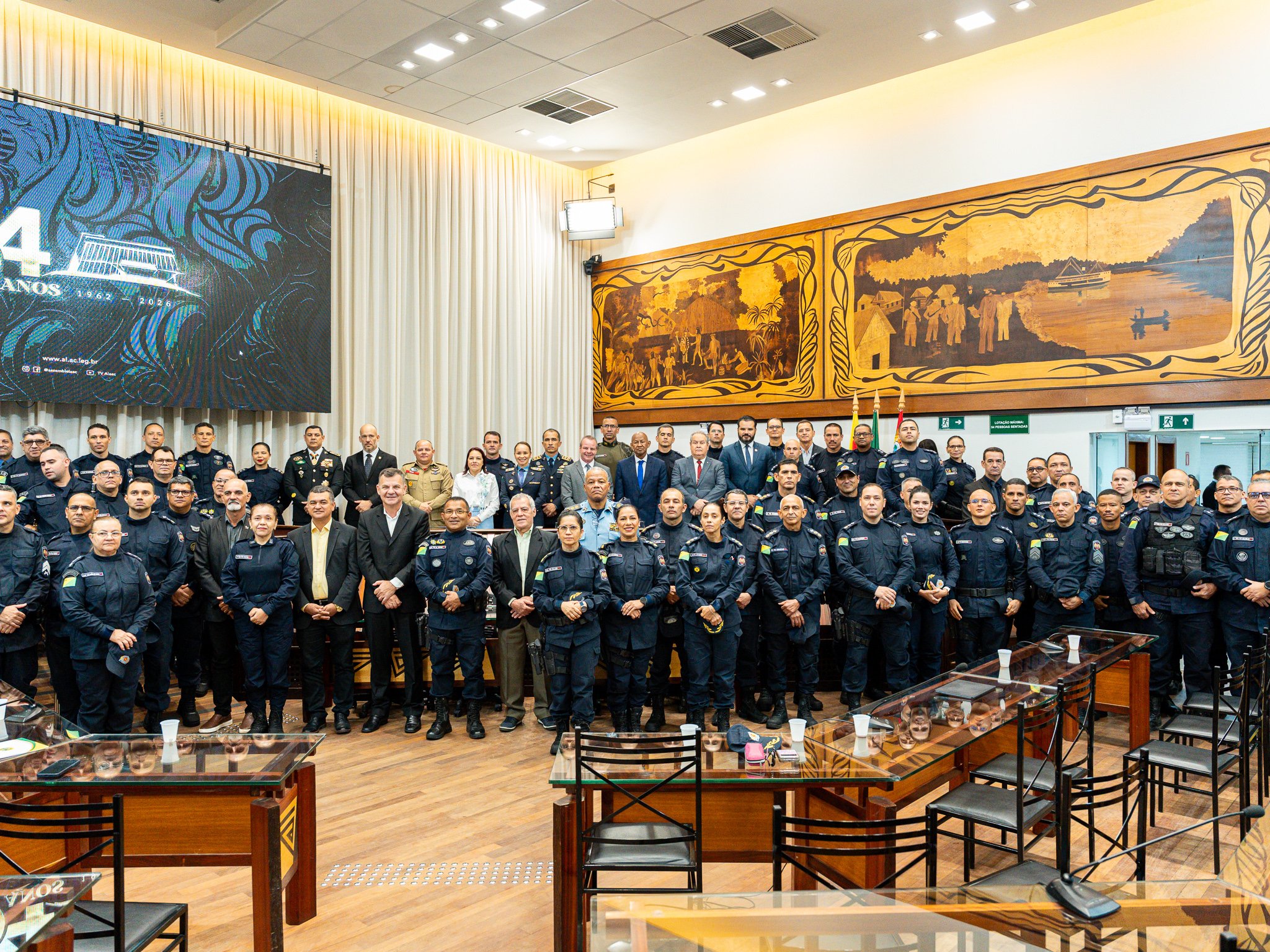 Polícia Militar do Acre é homenageada na Assembleia Legislativa do Acre em sessão solene