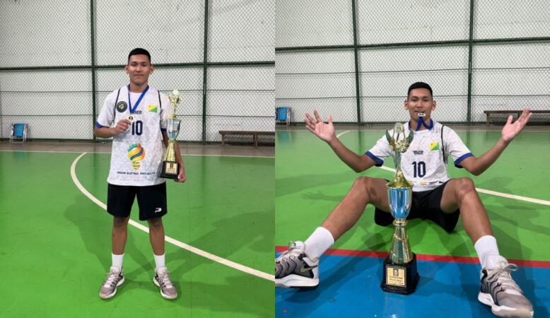 Jovem de Sena Madureira conquista título do Campeonato Acreano Sub-18 de Vôlei