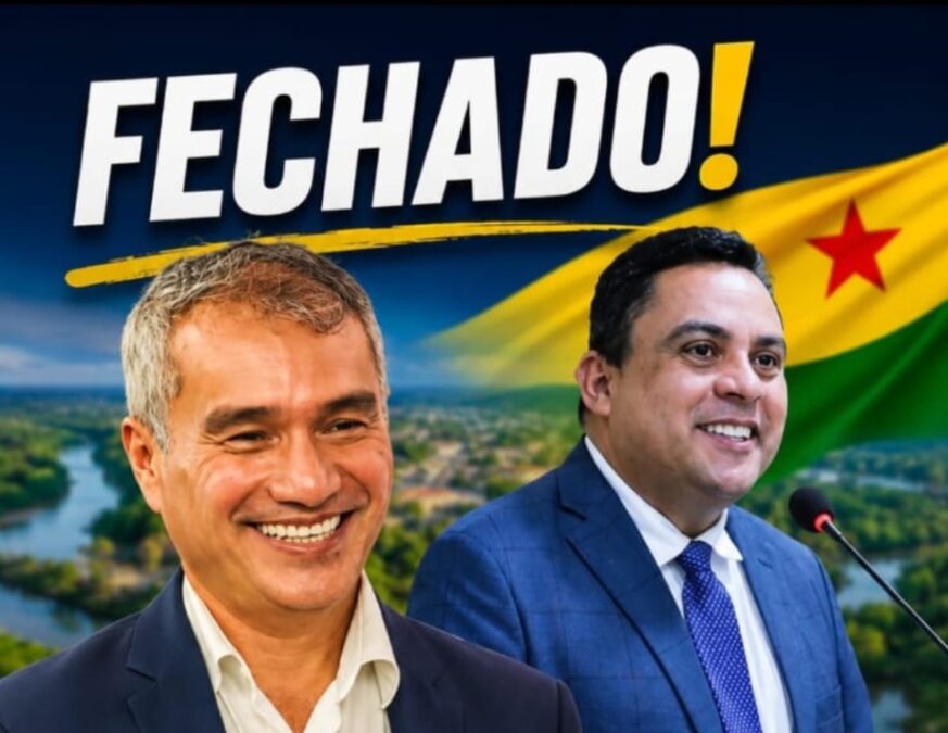 Banner de Gilberto Lira com Minoru agita bastidores da política no Acre