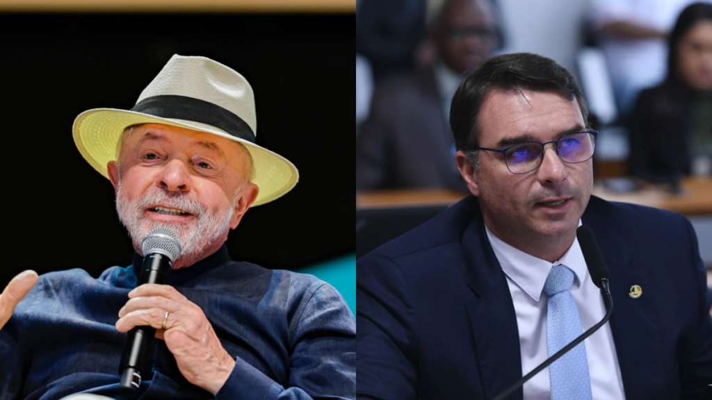 Pesquisa indica empate técnico entre Lula e Flávio Bolsonaro no segundo turno das eleições 2026.