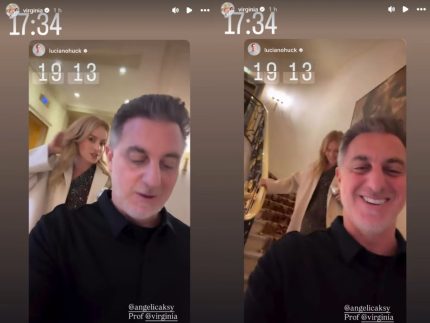 Luciano Huck responde cobrança de Angélica em Paris e diverte Virginia Fonseca