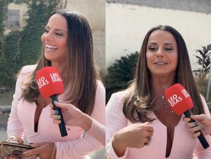 Viviane Araujo celebra casamento de Xande de Pilares e comenta enredo do Salgueiro para 2027