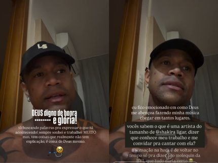 Léo Santana celebra convite de Shakira: “Não posso normalizar algo tão gigante”