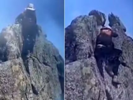 Homem sobe em pedra para tirar foto, cai de 150 metros e morre em trilha no RJ