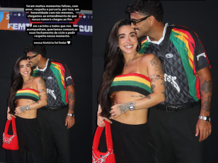 Ex-“BBB”s Lucas Pizane e Giovanna Lima anunciam o fim do namoro: “Nossa história foi linda”