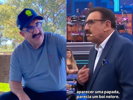 Ratinho revela cirurgia para retirar a papada após emagrecer 16 kg