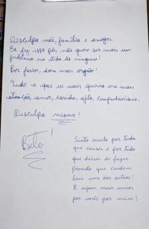 Carta deixada por jovem encontrado morto em Sena Madureira será analisada durante a investigação.