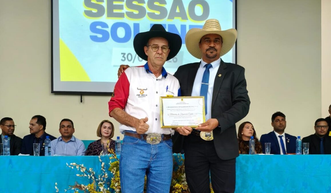 Obede homenageia Paulo Sérgio com Moção de Aplauso por relevantes serviços prestados à população