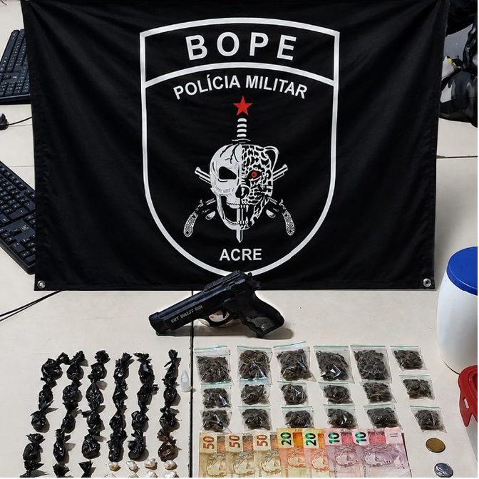 ROTAM prende suspeito por tráfico de drogas na Baixada da Sobral em operação do BOPE