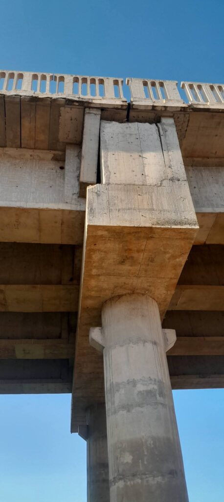 Ponte Frei Paolino Baldassari preocupa moradores de Sena Madureira após surgimento de rachaduras.