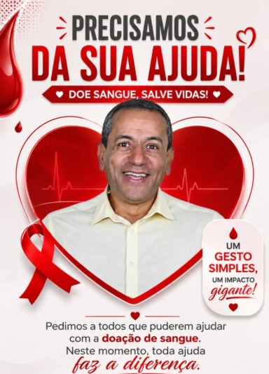 Juiz Edinaldo Muniz precisa de doação de sangue após acidente em ponte de Sena Madureira