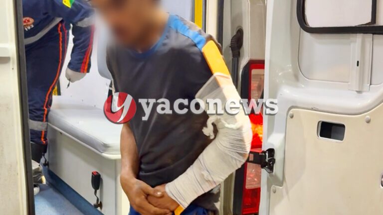 Homem é espancado e socorrido no bairro Bosque em Rio Branco