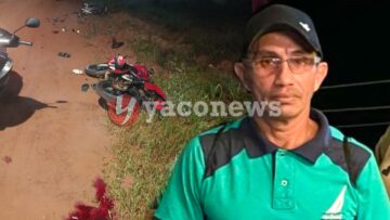 Colisão frontal entre motos deixa um morto e três feridos na BR-317 em Boca do Acre.