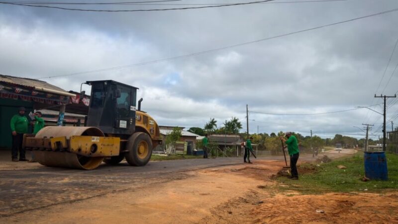 Deracre recupera Ramal Mário Lobão em Sena Madureira para melhorar acesso ao Segundo Distrito.
