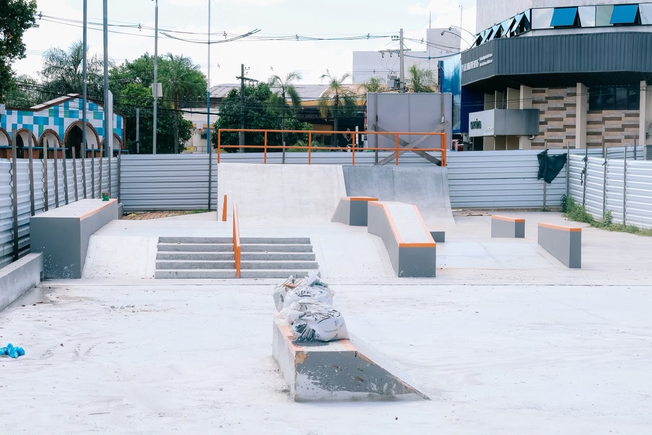 Inauguração do Skatepark em Rio Branco neste domingo marca entrega de espaço revitalizado para esporte e lazer