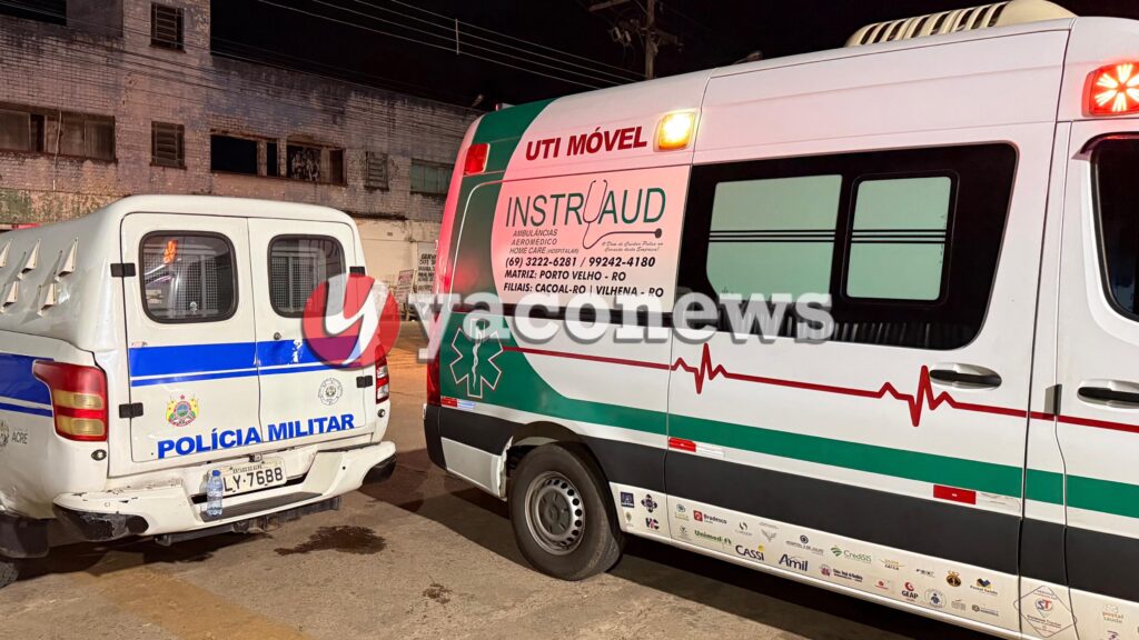 Polícia reforça segurança no Pronto-Socorro de Rio Branco após transferência de mulher ferida em Rondônia.