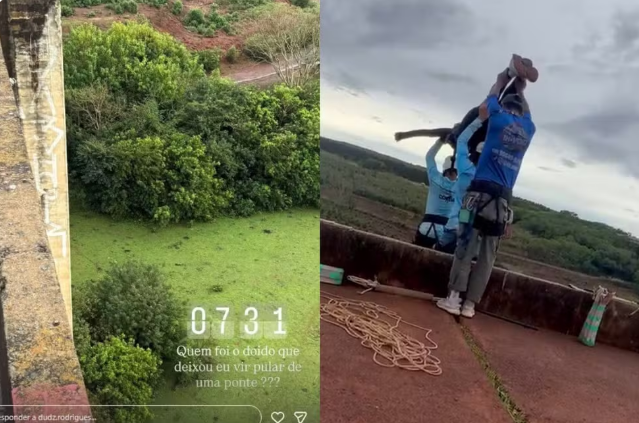 Três suspeitos presos por ocultação de provas após morte em rope jump; câmera da vítima segue desaparecida