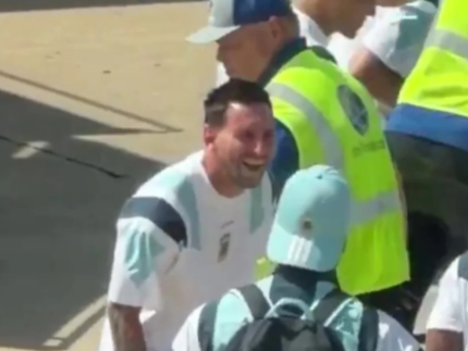 Messi é revistado em aeroporto nos EUA e reação divertida viraliza nas redes