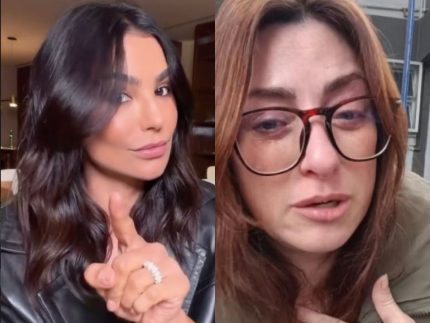 “Sinto muito pelos professores”: Cíntia Chagas lamenta vidro em copo de educadora