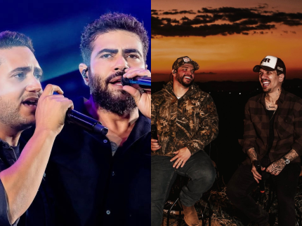 Henrique & Juliano e Felipe & Rodrigo lideram os álbuns de sertanejo mais ouvido do Brasil