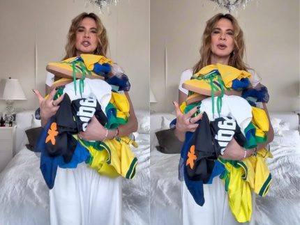 Luciana Gimenez relata drama com roupas verde e amarelo após Copa: “O que faço?”