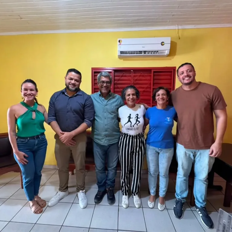 Deputado Edivaldo Magalhães recebe diretoria da Longão Elite para discutir projetos esportivos.