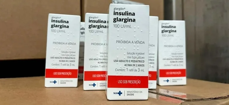 Governo Federal envia mais de 900 tubetes de insulina glargina ao Acre para pacientes do SUS.