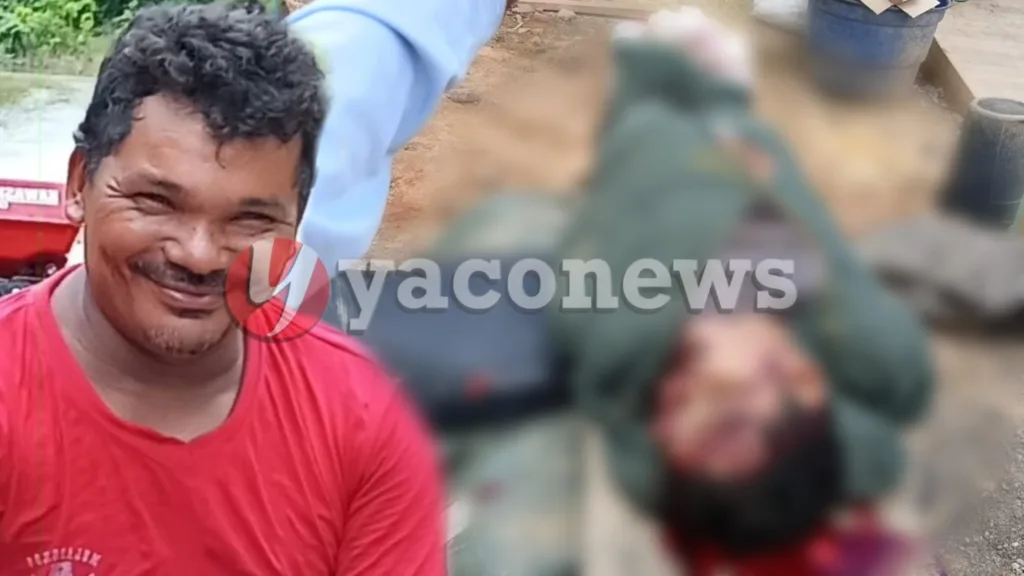 Área rural em Feijó onde trabalhador morreu após ser atingido por uma árvore.