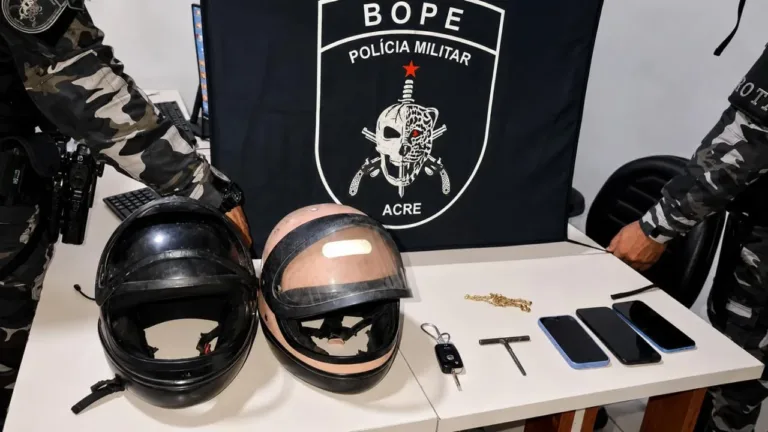 BOPE e ROTAM prendem trio com chave mixa durante operação na Estação Experimental em Rio Branco.