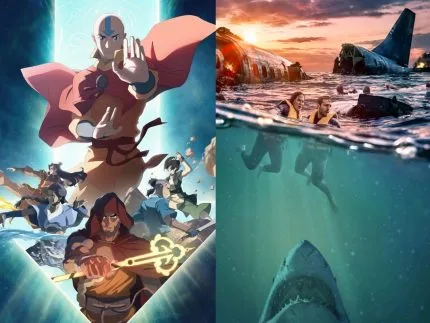 Lançamentos da semana: “Avatar Aang” no streaming e tubarões no cinema