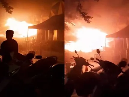 Imagens chocantes! Incêndio em bar na Tailândia deixa 27 mortos e pessoas em pânico