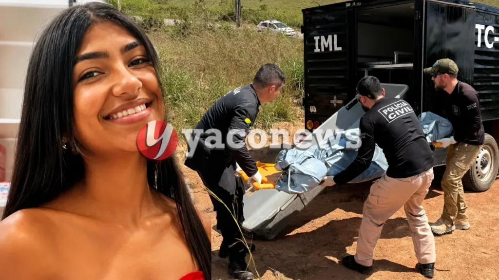 Perícia e Polícia Civil em trecho da AC-10 onde corpo de jovem de 22 anos foi localizado.