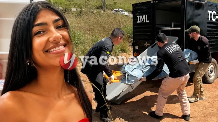 Perícia e Polícia Civil em trecho da AC-10 onde corpo de jovem de 22 anos foi localizado.