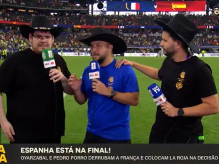 CazéTV atinge 24,2 milhões de espectadores com França x Espanha e volta a bater recorde
